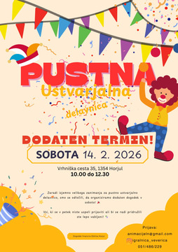 pustna delavnica - dodaten termin