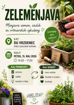 zelemenjava DU VRZDENEC 2026
