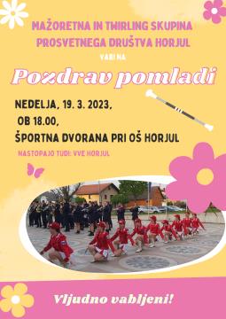 Vabljeni na prireditev Pozdrav pomladi
